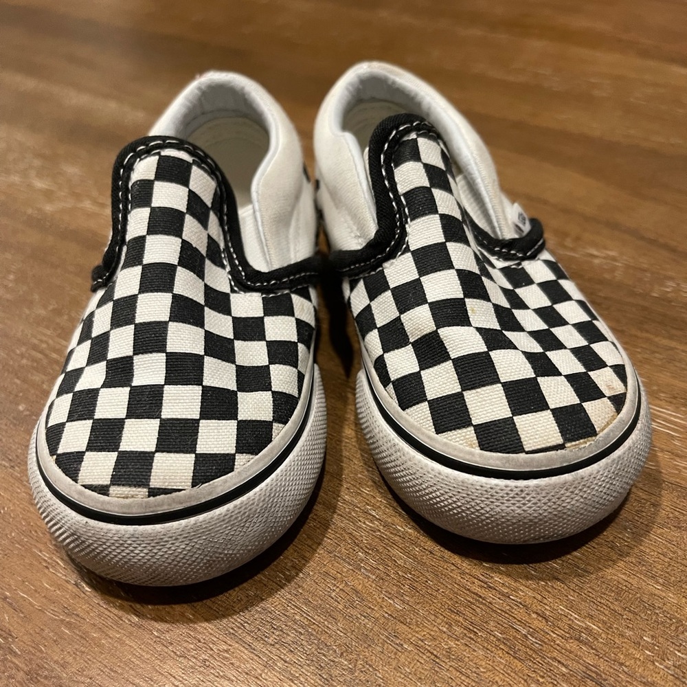 Toddler slide on Vans
